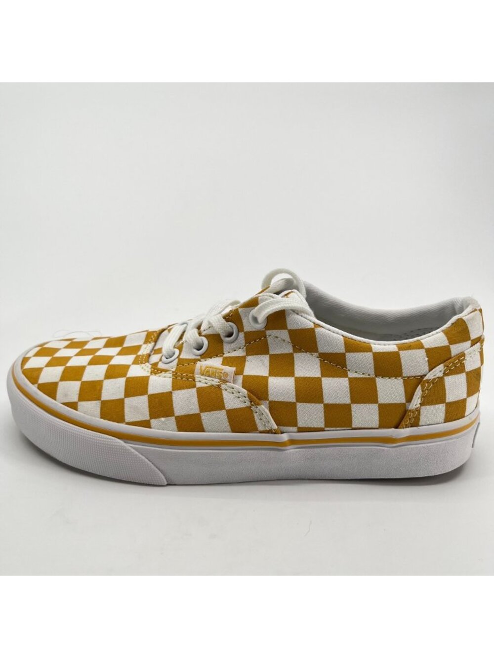 Vans Era Checkerboard Womens Size 6.5 Yellow White Athletic Skate Shoes Sneakers - Picture 3 of 9
